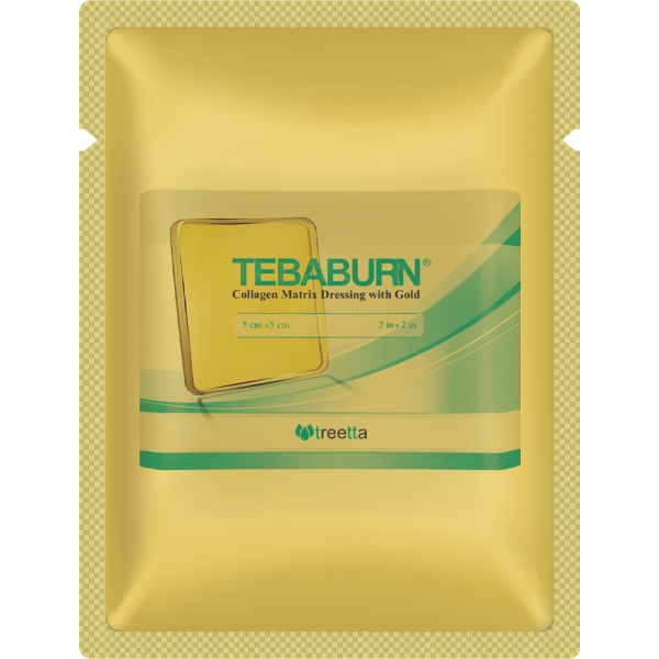 پانسمان نوین حاوی ذرات طلا - پانسمان سوختگی طبابرن – TEBABURN | پیشرفته‌ترین محصول ترمیم زخم 5 در5