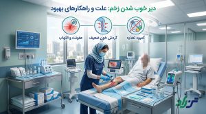 دیر خوب شدن زخم- چرا زخم دیر خوب می شود - دلایل کند بودن روند خوب شدن زخم
