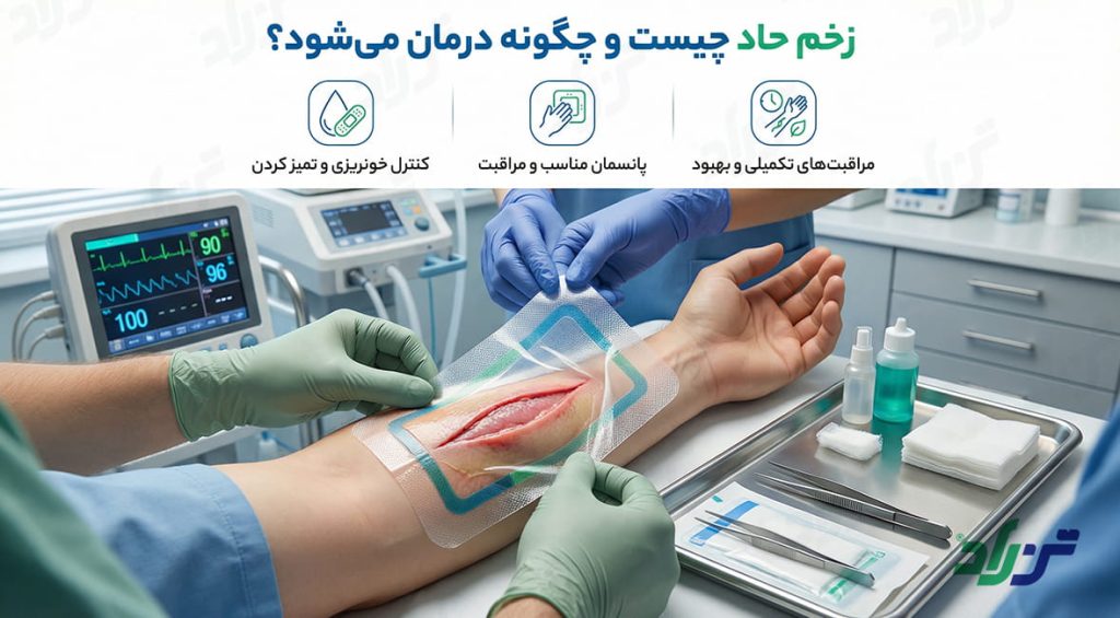 زخم حاد چیست و چگونه درمان می‌شود